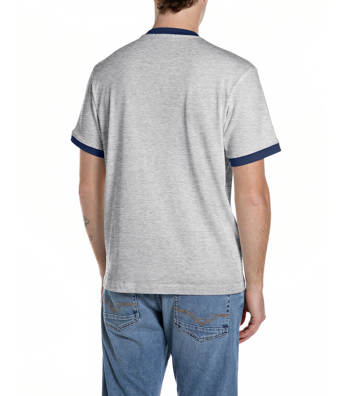 コットンジャージHAWAI Tシャツ 詳細画像 グレーメランジ 2